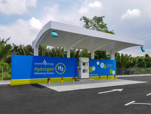 H2 fueling station for buses in Sarawak, Malaysia